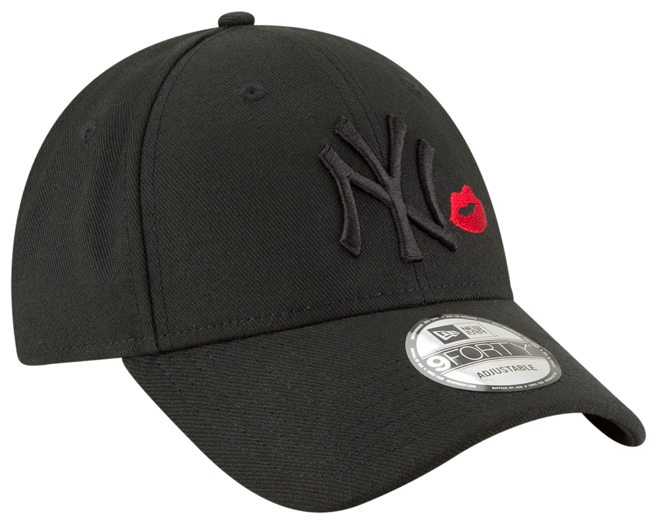 New Era Yankees Lips Adjustable Cap Image 3 of 6. Tap to open photo gallery.