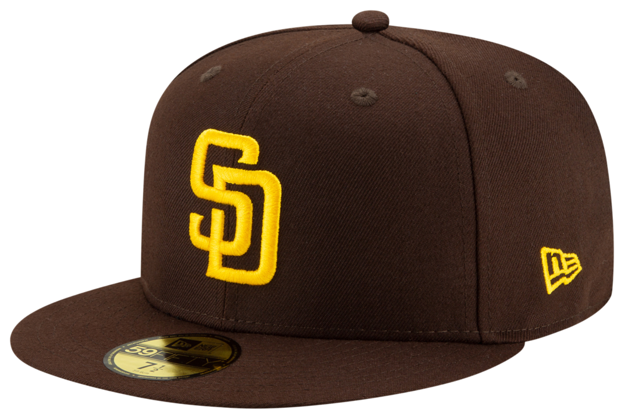 New Era Padres 59Fifty Authentic Cap Image 1 of 7. Tap to open photo gallery.