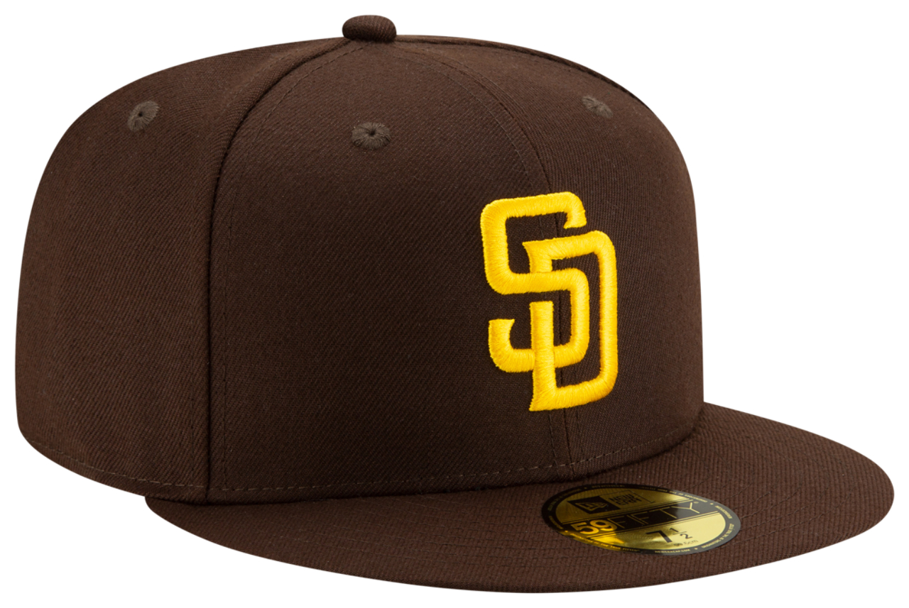 New Era Padres 59Fifty Authentic Cap Image 4 of 7. Tap to open photo gallery.