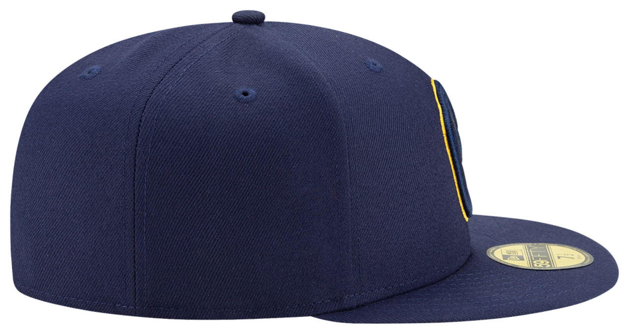 New Era Brewers 59Fifty Authentic Cap Image 5 of 7. Tap to open photo gallery.