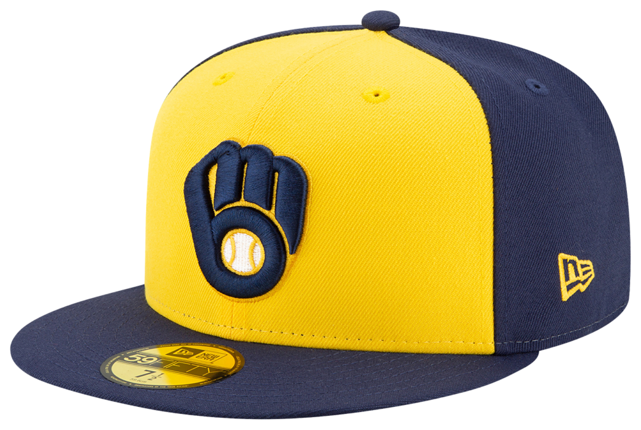 New Era Brewers 59Fifty Authentic Cap Image 2 of 7. Tap to open photo gallery.