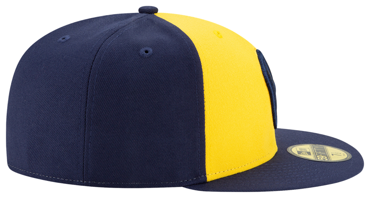 New Era Brewers 59Fifty Authentic Cap Image 5 of 7. Tap to open photo gallery.