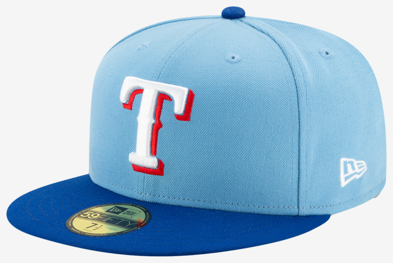 New Era Rangers 59Fifty Authentic Cap Image 2 of 7. Tap to open photo gallery.