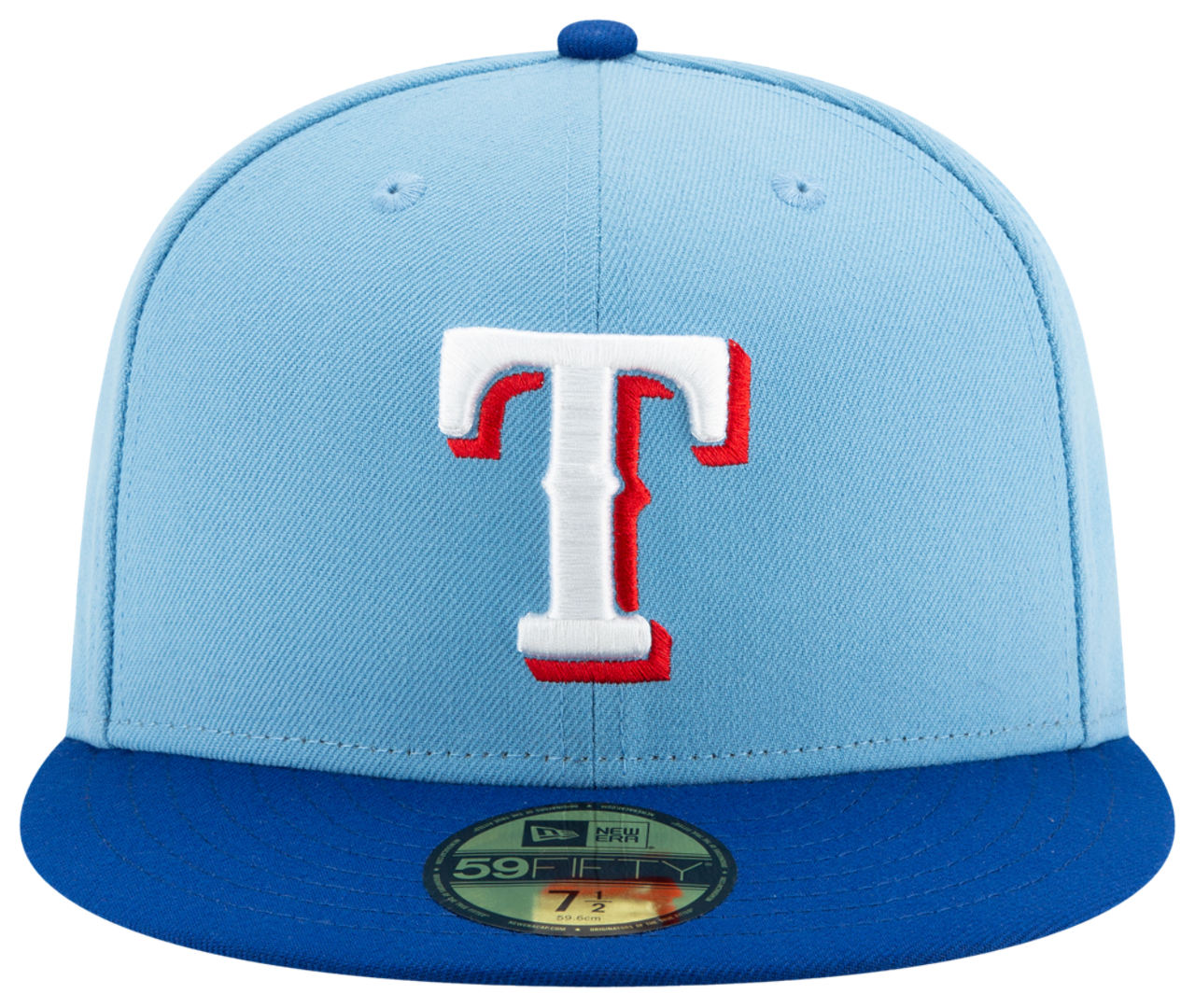 New Era Rangers 59Fifty Authentic Cap Image 3 of 7. Tap to open photo gallery.