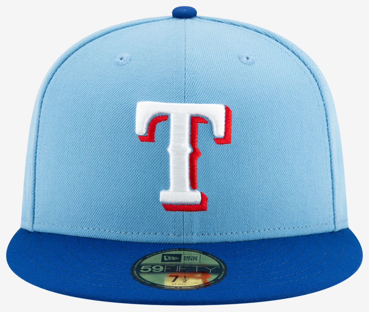 New Era Rangers 59Fifty Authentic Cap Image 3 of 7. Tap to open photo gallery.