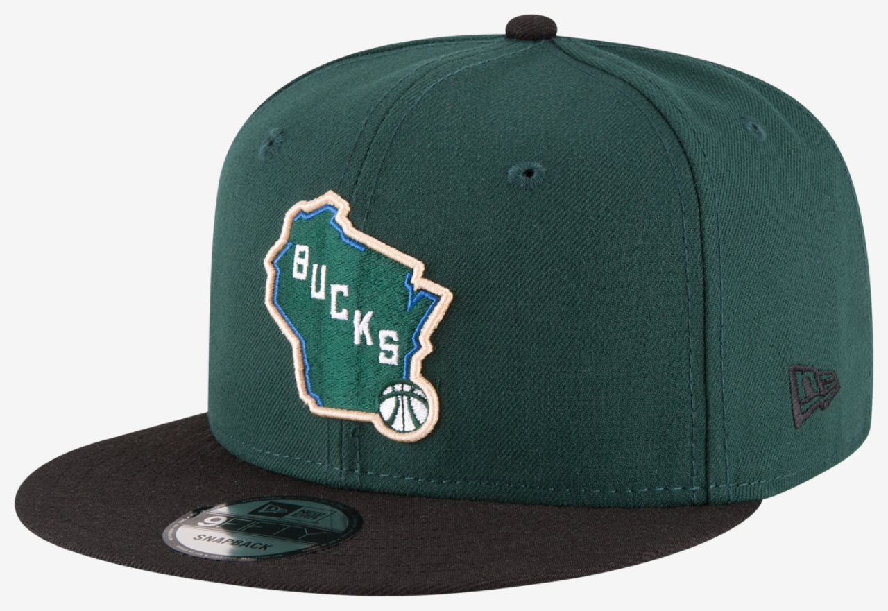 New Era Bucks 2T T/C Image 1 of 7. Tap to open photo gallery.