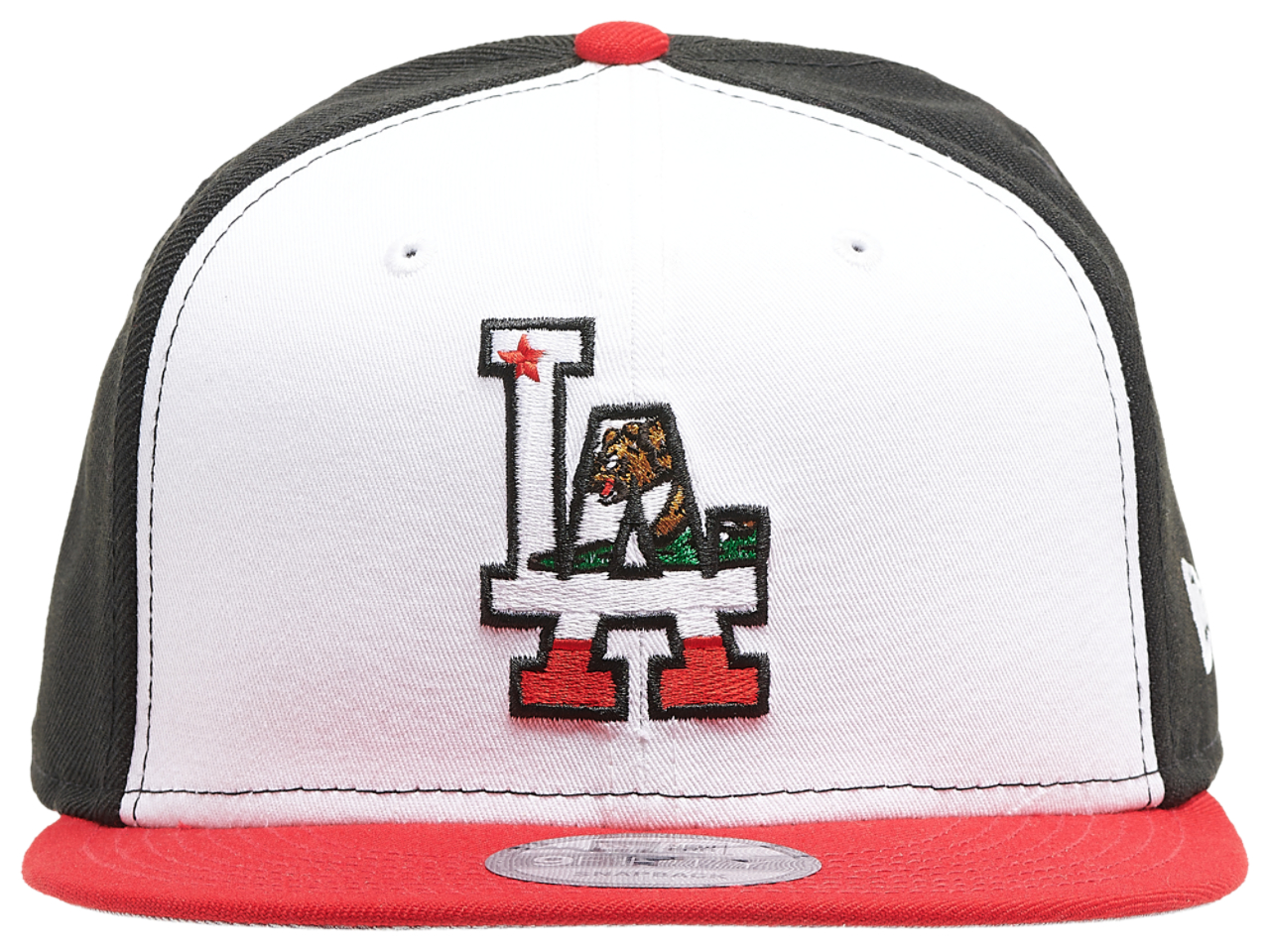 New Era Dodgers Cali Bear Logo Snapback Cap Image 2 of 5. Tap to open photo gallery.