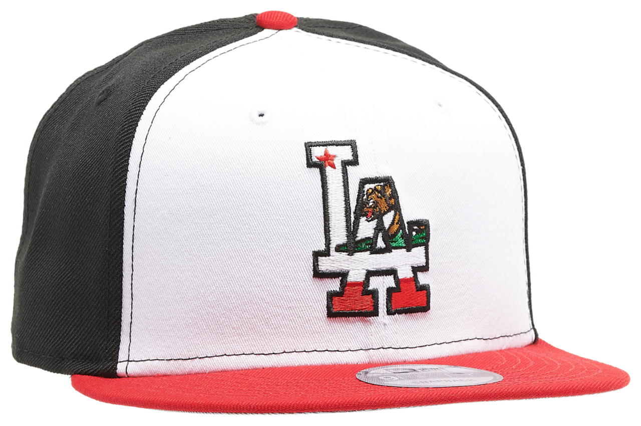 New Era Dodgers Cali Bear Logo Snapback Cap Image 3 of 5. Tap to open photo gallery.