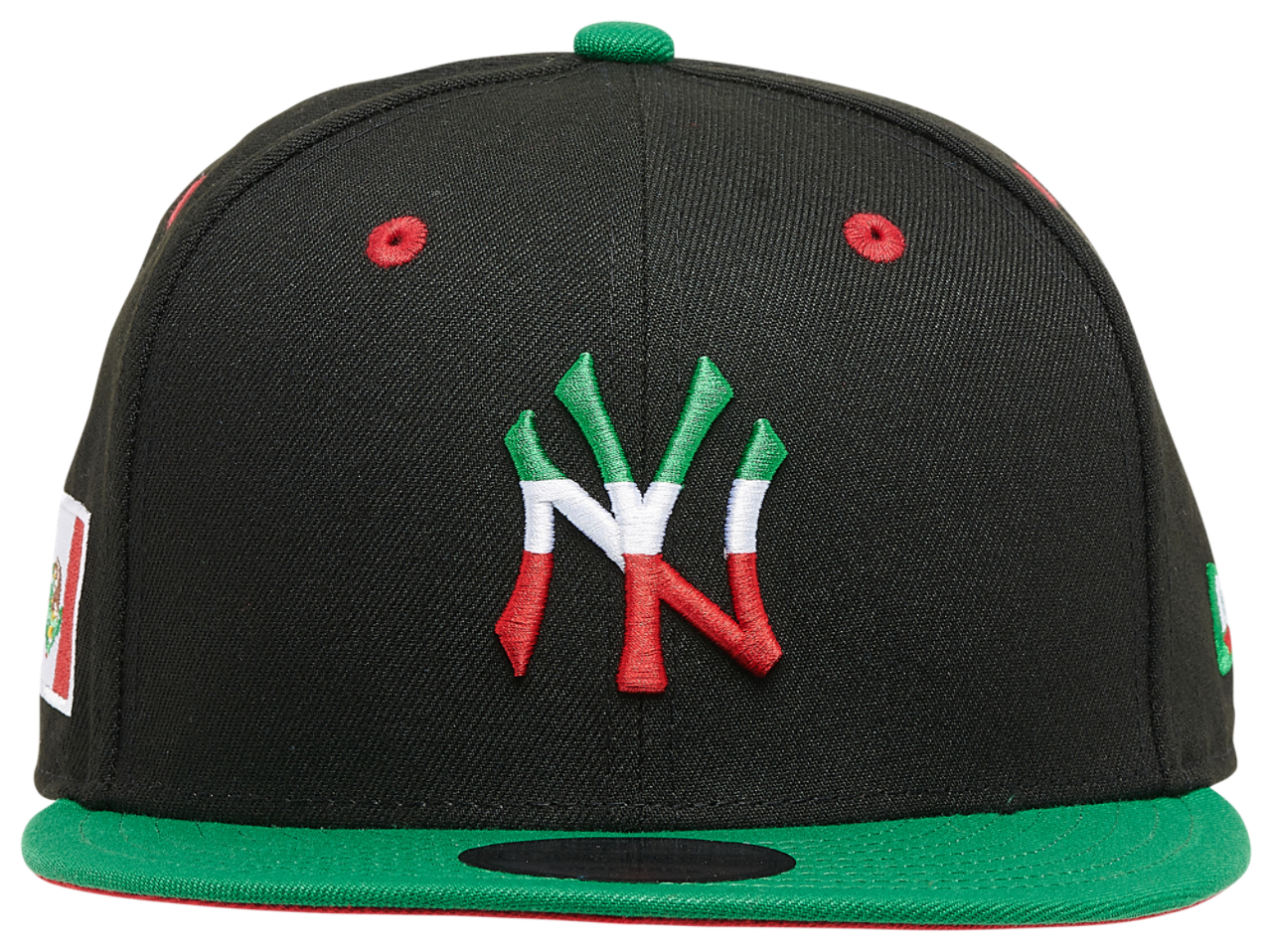 New Era Yankees 2 Tone Mexico Flag Snapback Image 2 of 6. Tap to open photo gallery.