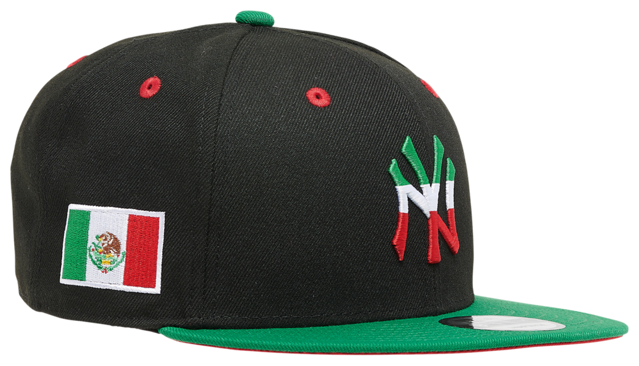 New Era Yankees 2 Tone Mexico Flag Snapback Image 3 of 6. Tap to open photo gallery.