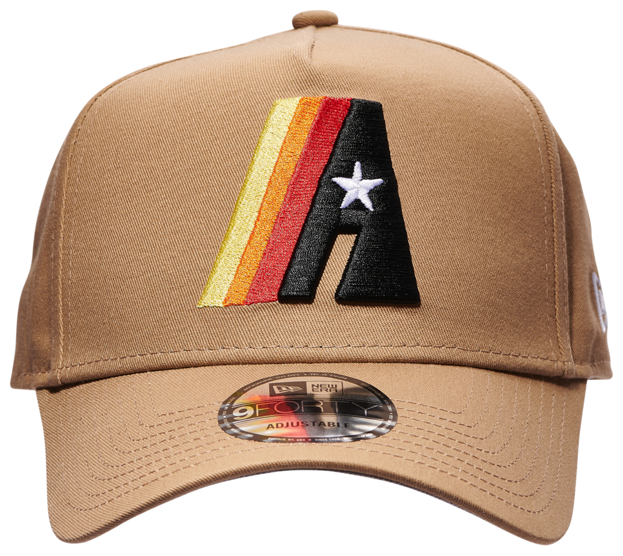 New Era Astros 9Forty A Frame Cap Image 2 of 5. Tap to open photo gallery.