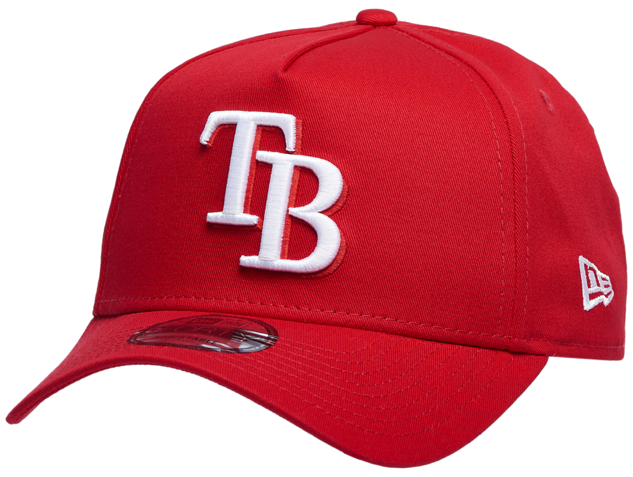 New Era Rays 9FORTY A-Frame Hat Image 1 of 5. Tap to open photo gallery.