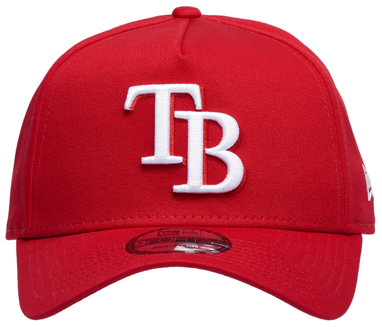 New Era Rays 9FORTY A-Frame Hat Image 2 of 5. Tap to open photo gallery.