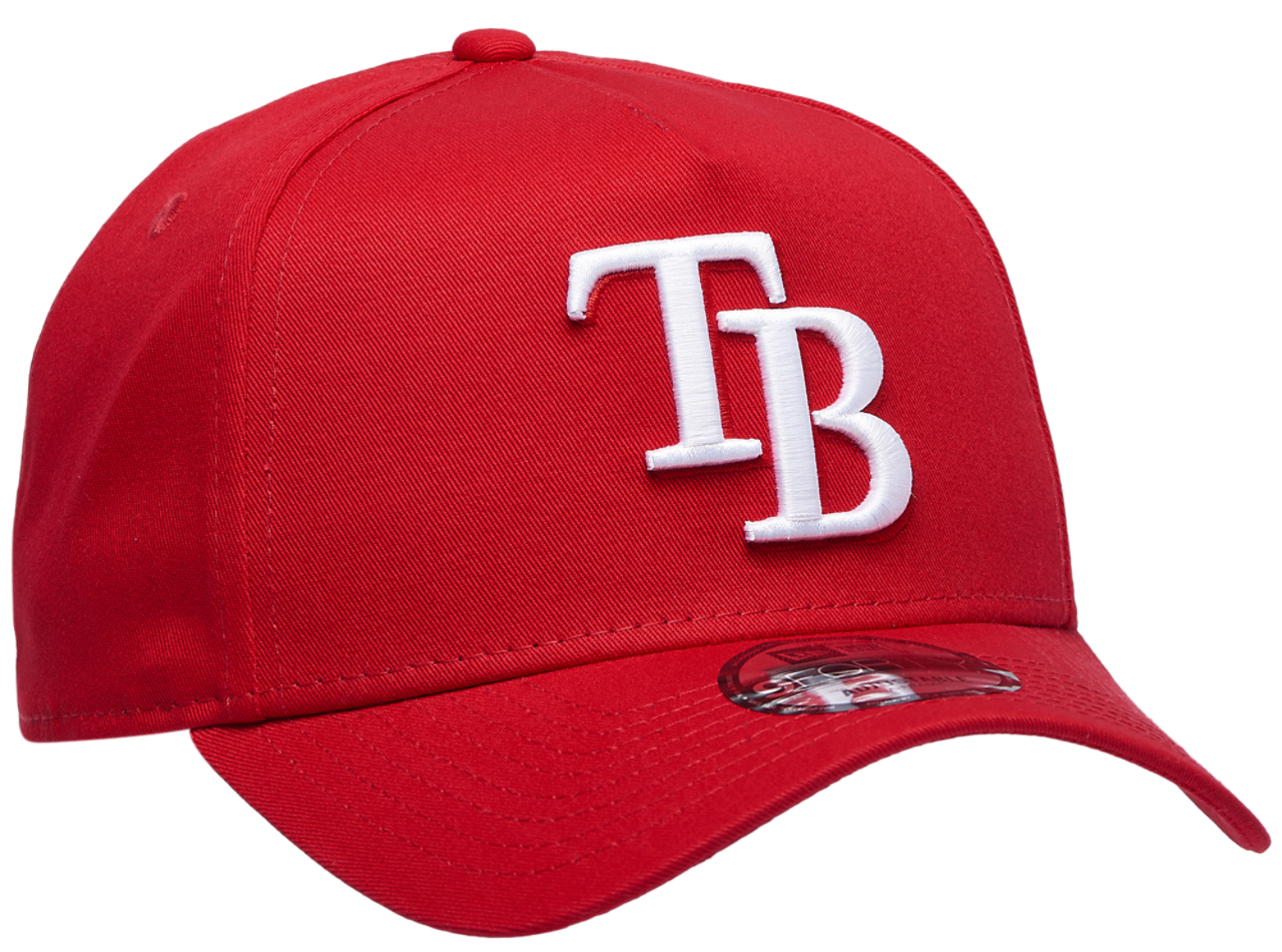 New Era Rays 9FORTY A-Frame Hat Image 3 of 5. Tap to open photo gallery.