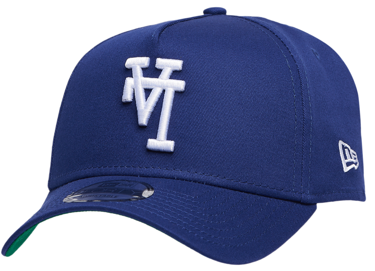 New Era Dodgers A Frame Upside LA Adjustable Cap | Champs Sports