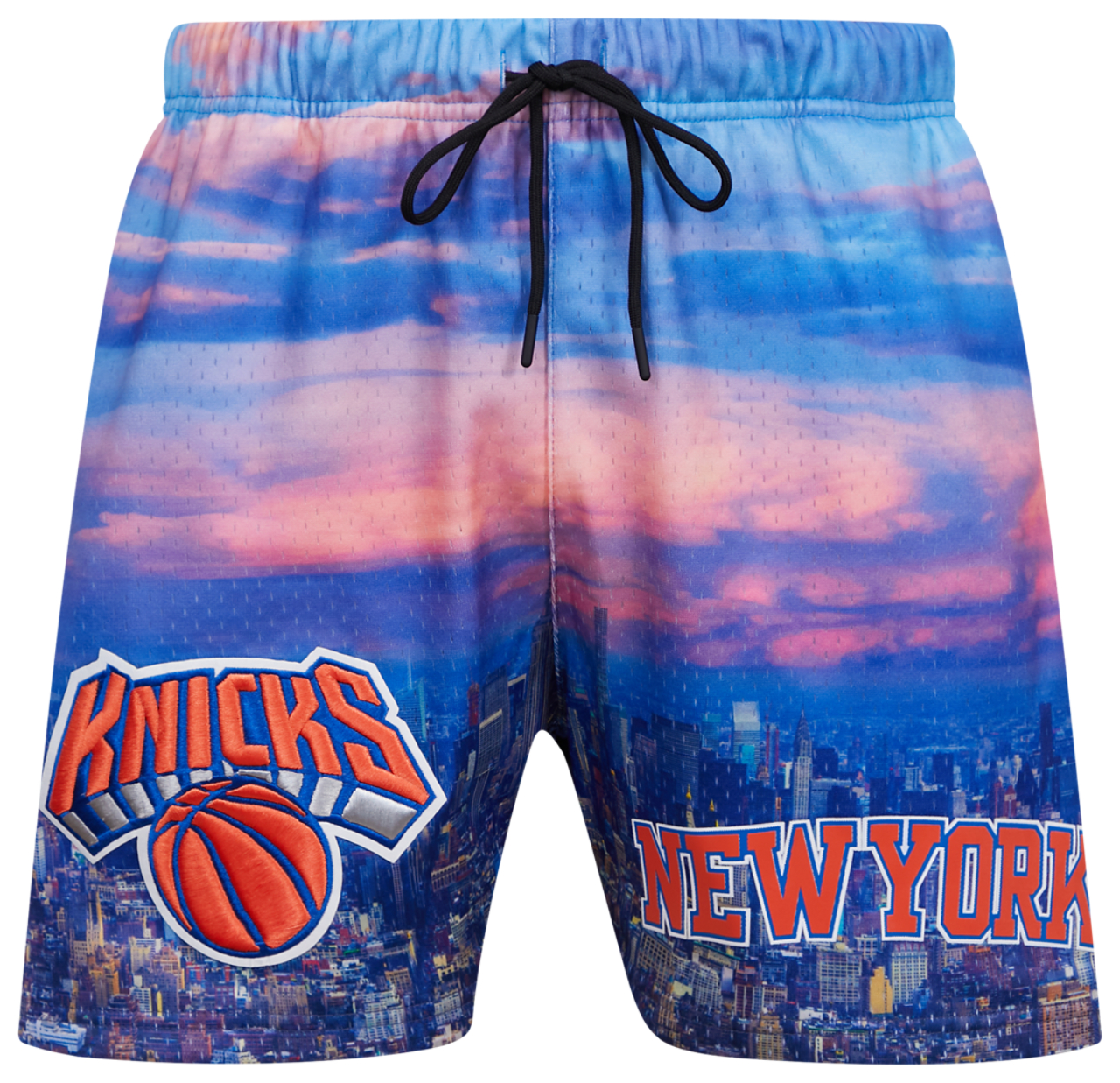 Pro Standard Knicks City Scape Mesh Shorts Image 1 of 8. Tap to open photo gallery.