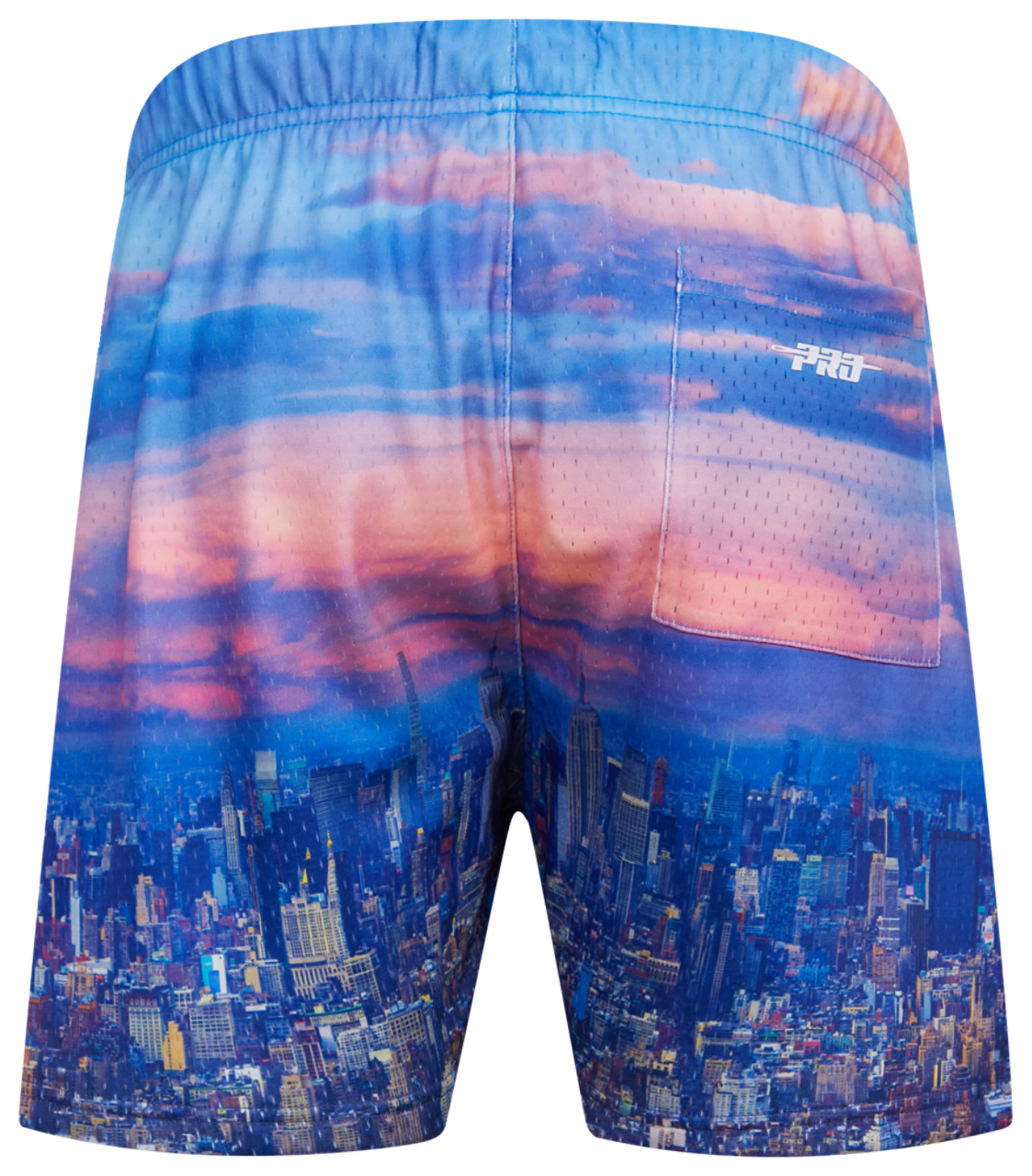 Pro Standard Knicks City Scape Mesh Shorts Image 2 of 8. Tap to open photo gallery.
