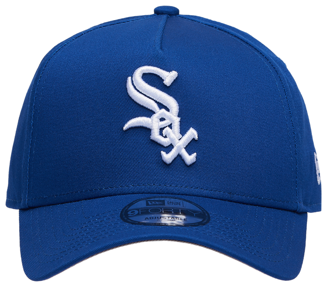 New Era White Sox A Frame Adjustable Cap Image 2 of 5. Tap to open photo gallery.