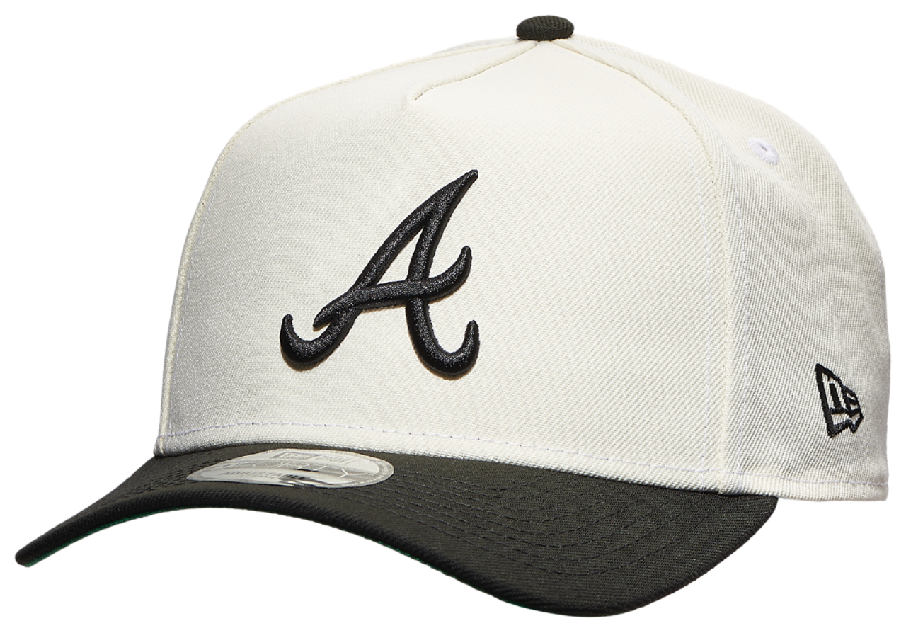 New Era Braves A Frame 2T Adjustable Cap Image 1 of 5. Tap to open photo gallery.