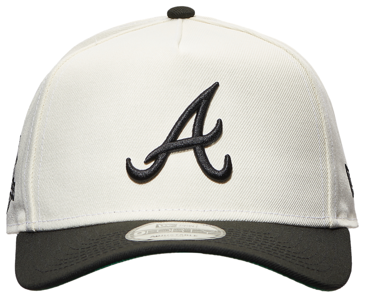 New Era Braves A Frame 2T Adjustable Cap Image 2 of 5. Tap to open photo gallery.