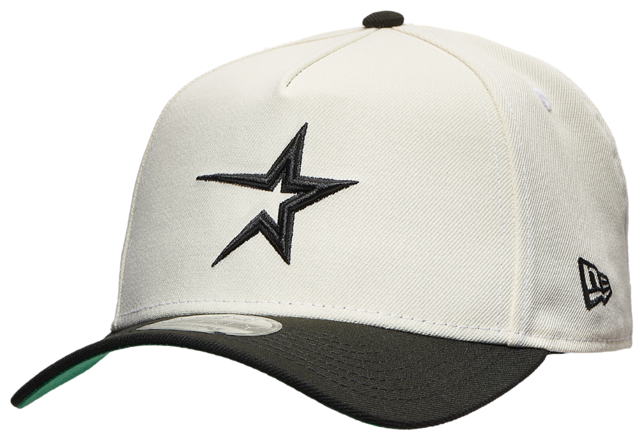 New Era Astros A Frame 2T Adjustable Cap Image 1 of 5. Tap to open photo gallery.