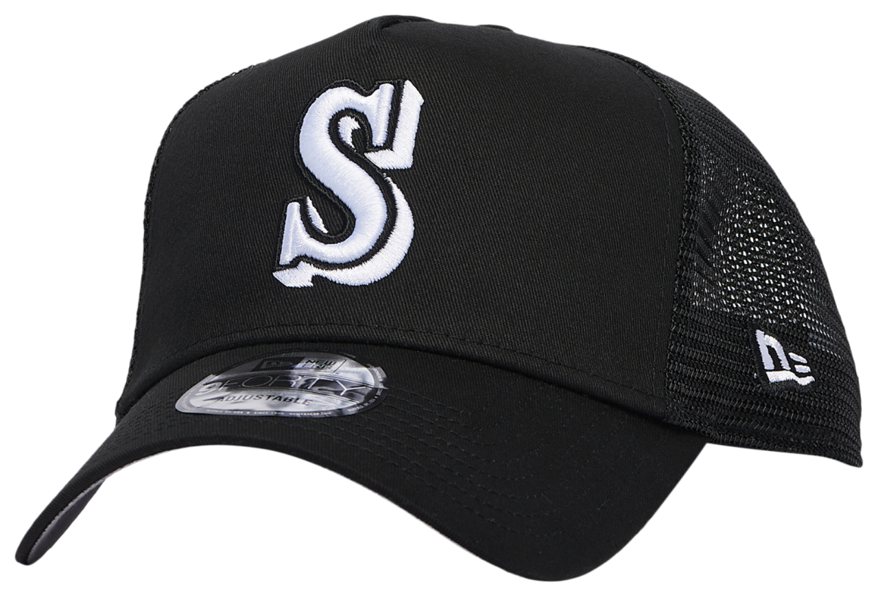 New Era Mariners A Frame Trucker Cap Image 1 of 5. Tap to open photo gallery.