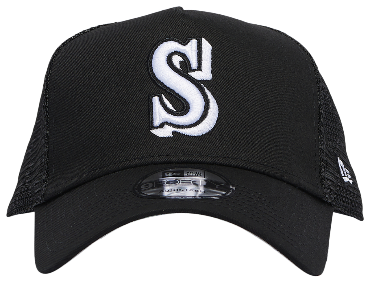 New Era Mariners A Frame Trucker Cap Image 2 of 5. Tap to open photo gallery.