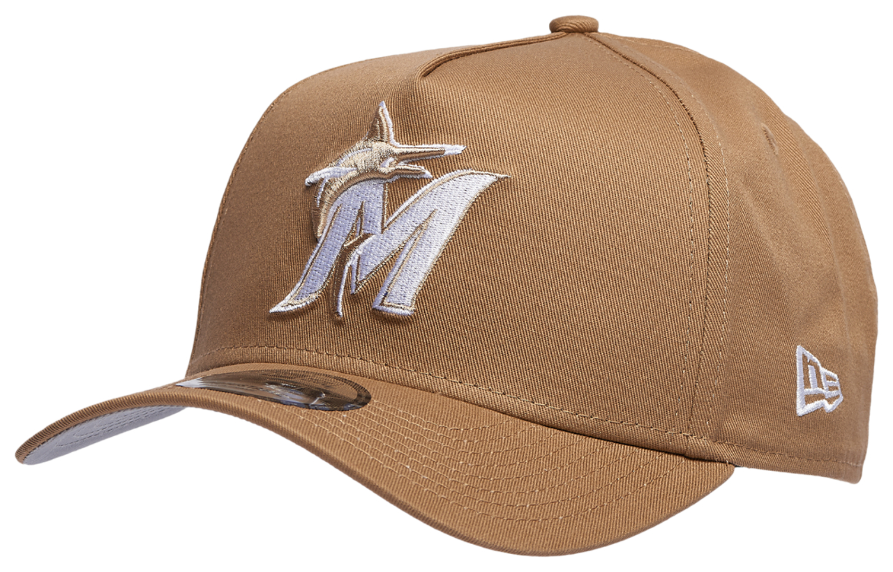 New Era Marlins A Frame Adjustable Cap Image 1 of 5. Tap to open photo gallery.