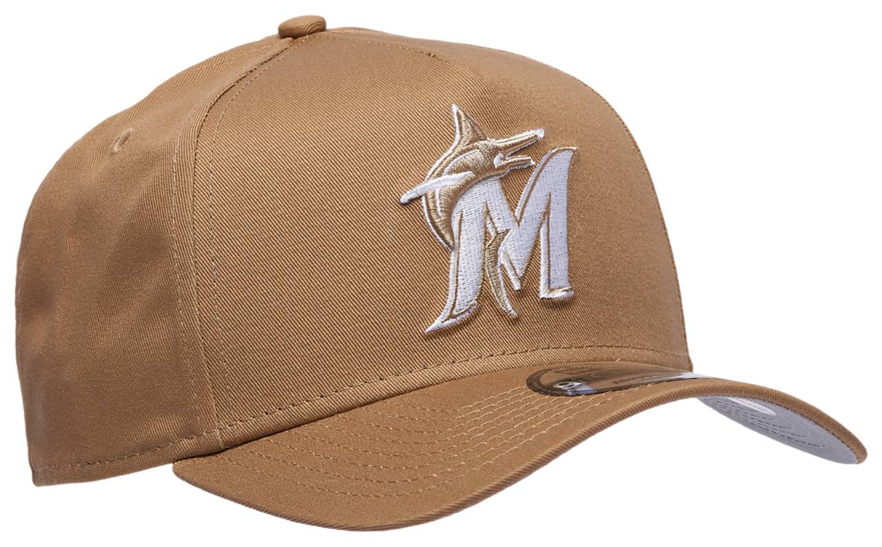 New Era Marlins A Frame Adjustable Cap Image 3 of 5. Tap to open photo gallery.