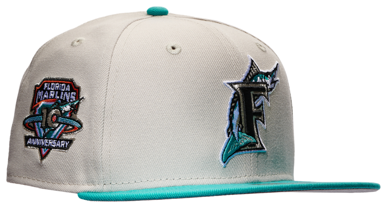 New Era Marlins 10th Anniversary Stone Hat Foot Locker