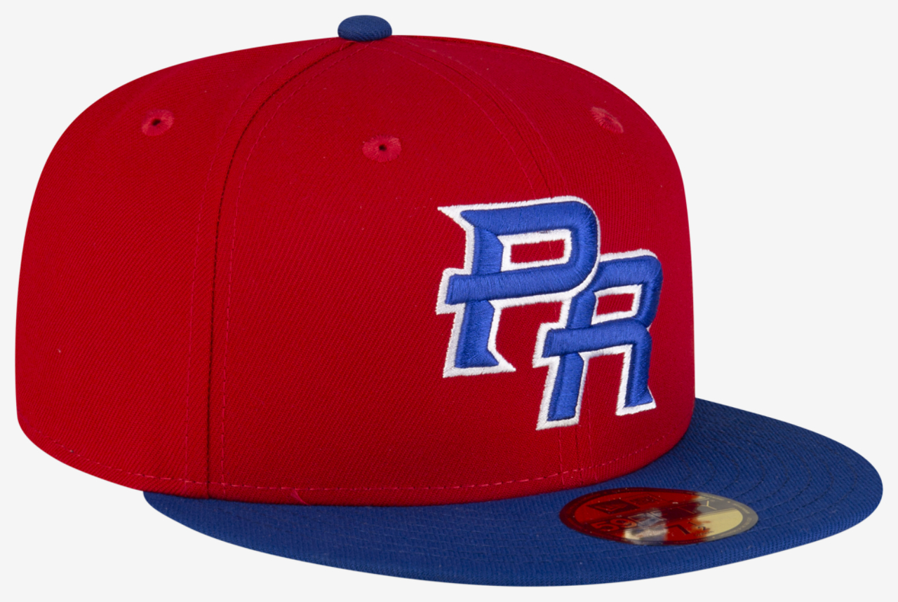 New Era Puerto Rico 2-Tone 59FIFTY Fitted Cap Image 3 of 7. Tap to open photo gallery.