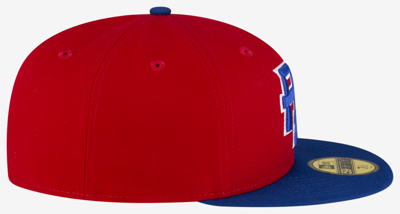 New Era Puerto Rico 2-Tone 59FIFTY Fitted Cap Image 4 of 7. Tap to open photo gallery.