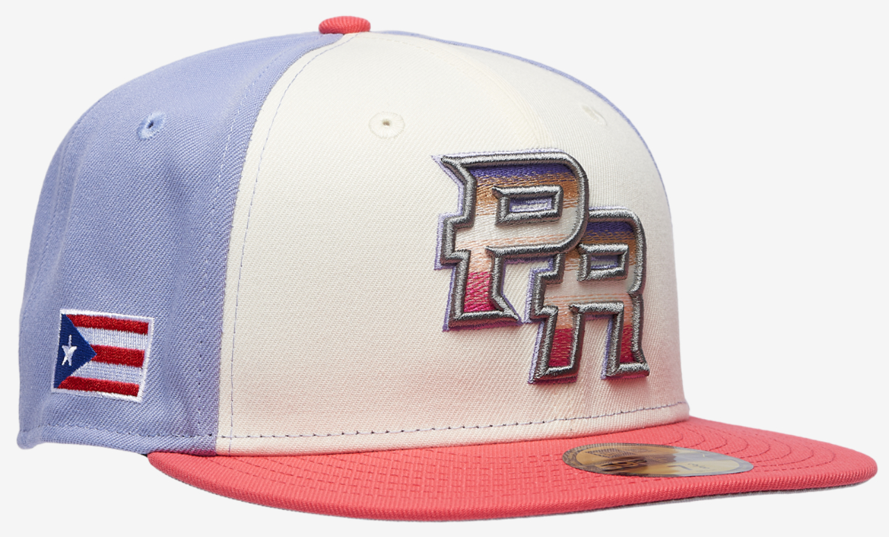 New Era Puerto Rico Santurce 59FIFTY 2 Tone Cap Image 3 of 5. Tap to open photo gallery.