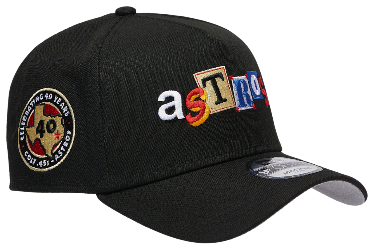 New Era Astros 9Forty A-Frame Local DIY Wordmark Cap Image 3 of 5. Tap to open photo gallery.