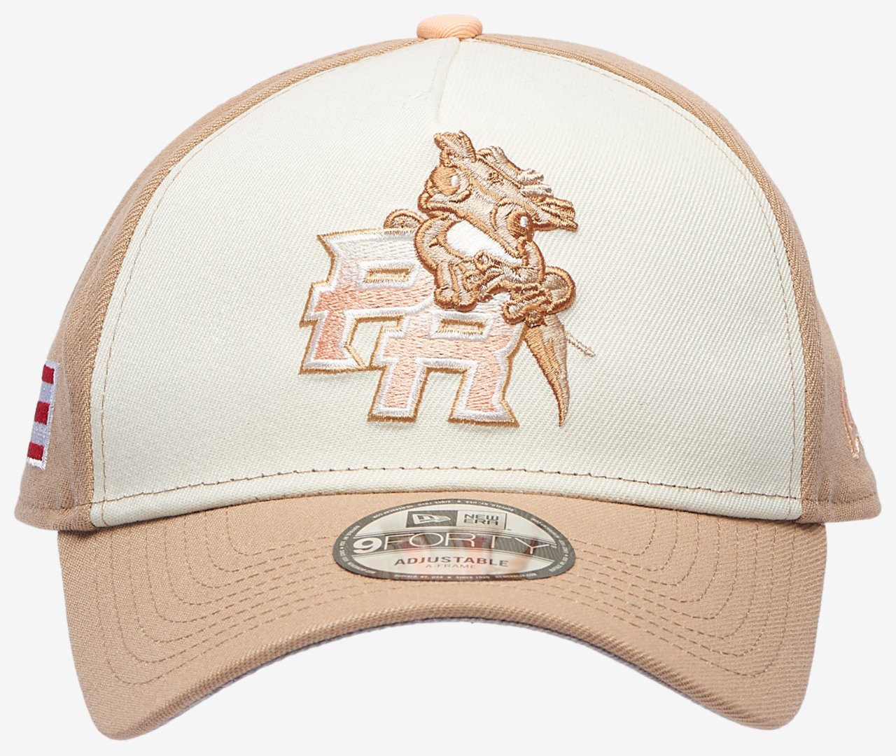 New Era Puerto Rico El Coqui 9FORTY A-Frame 2 Tone Cap Image 2 of 5. Tap to open photo gallery.