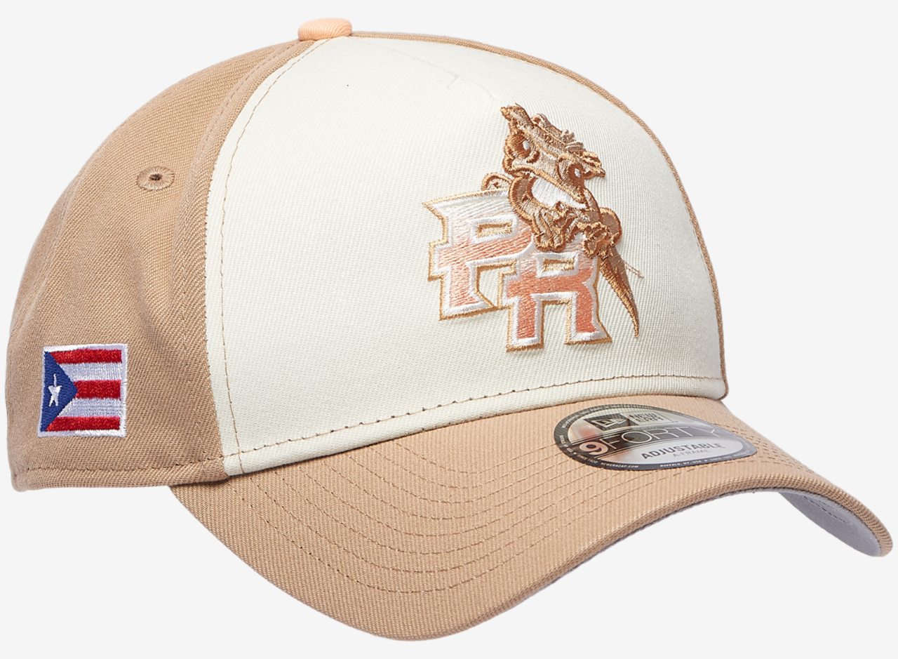 New Era Puerto Rico El Coqui 9FORTY A-Frame 2 Tone Cap Image 3 of 5. Tap to open photo gallery.