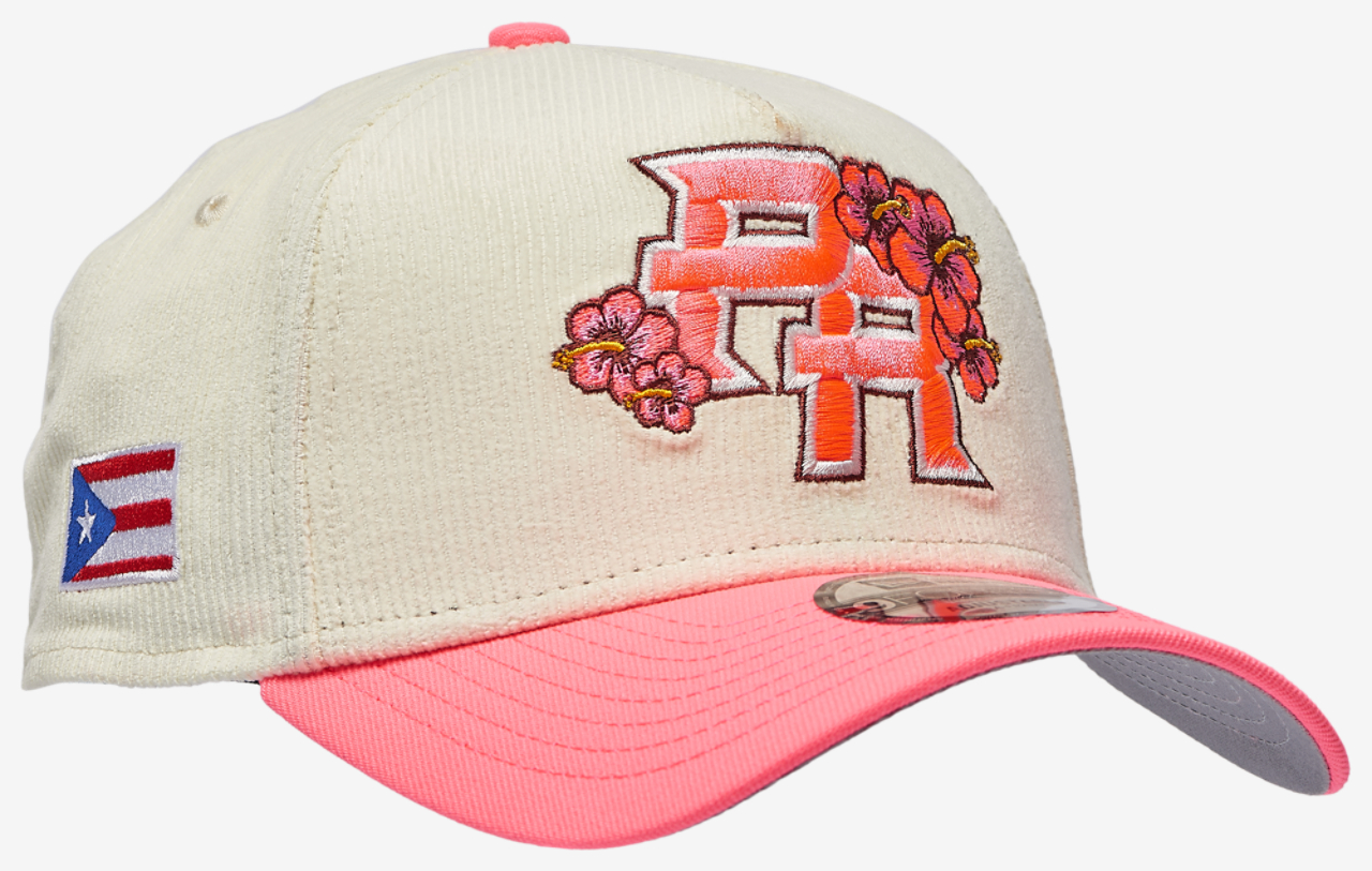 New Era Puerto Rico 9FORTY A-Frame Floral Cord Cap Image 3 of 5. Tap to open photo gallery.