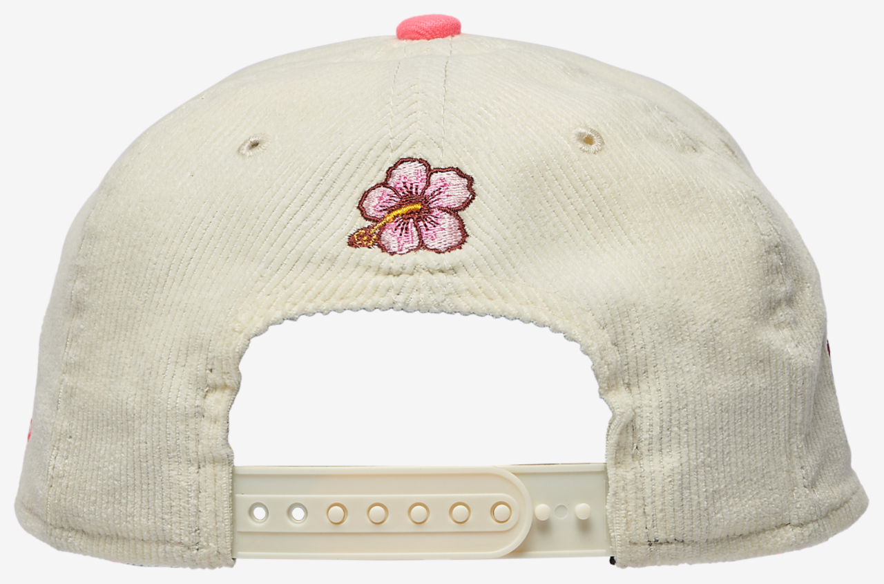 New Era Puerto Rico 9FORTY A-Frame Floral Cord Cap Image 4 of 5. Tap to open photo gallery.