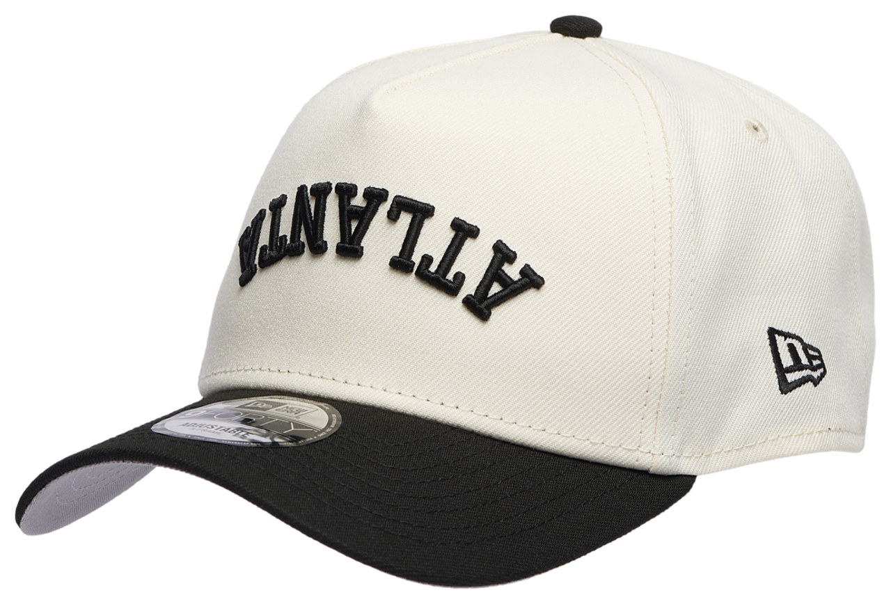 New Era Braves 9Forty A-Frame Upside Wordmark Cap Image 1 of 5. Tap to open photo gallery.