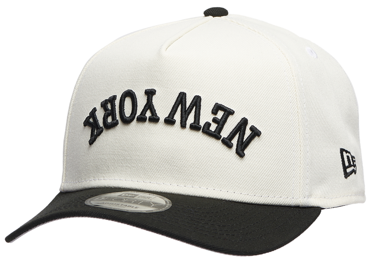 New Era Yankees 9Forty A-Frame Upside Wordmark Cap Image 1 of 5. Tap to open photo gallery.