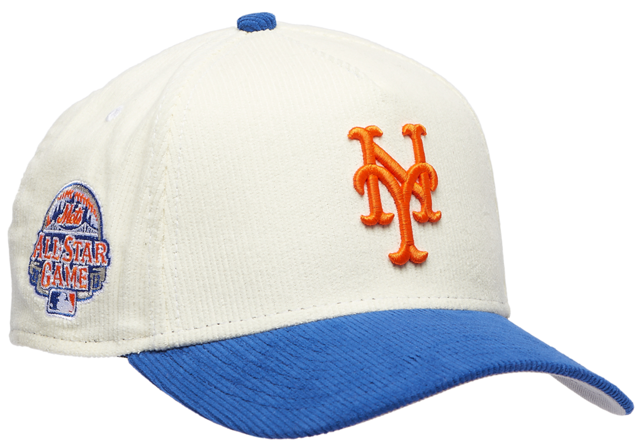 New Era Mets 940 A Frame Corduroy Cap Image 3 of 5. Tap to open photo gallery.