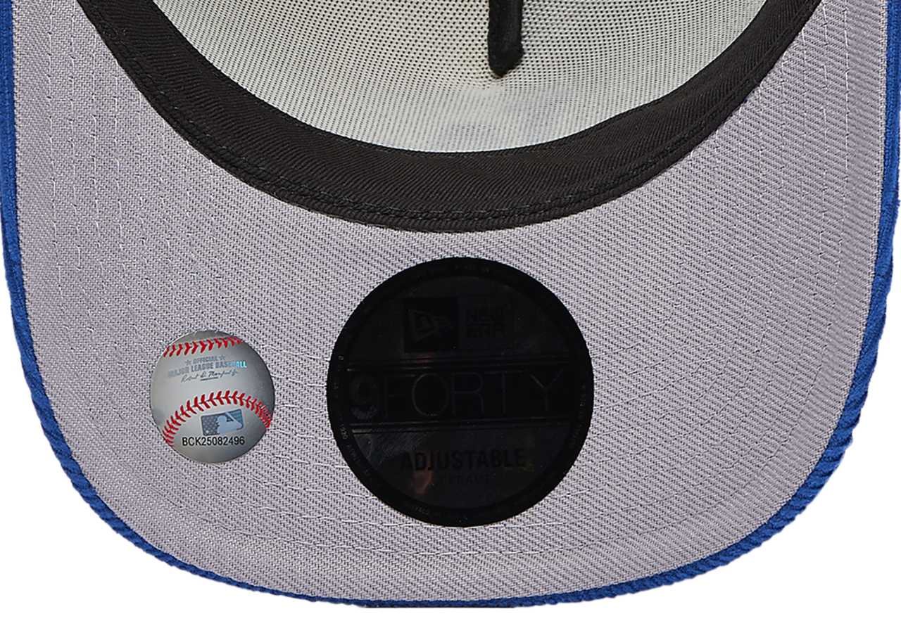 New Era Dodgers 940 A Frame Corduroy Cap Image 5 of 5. Tap to open photo gallery.