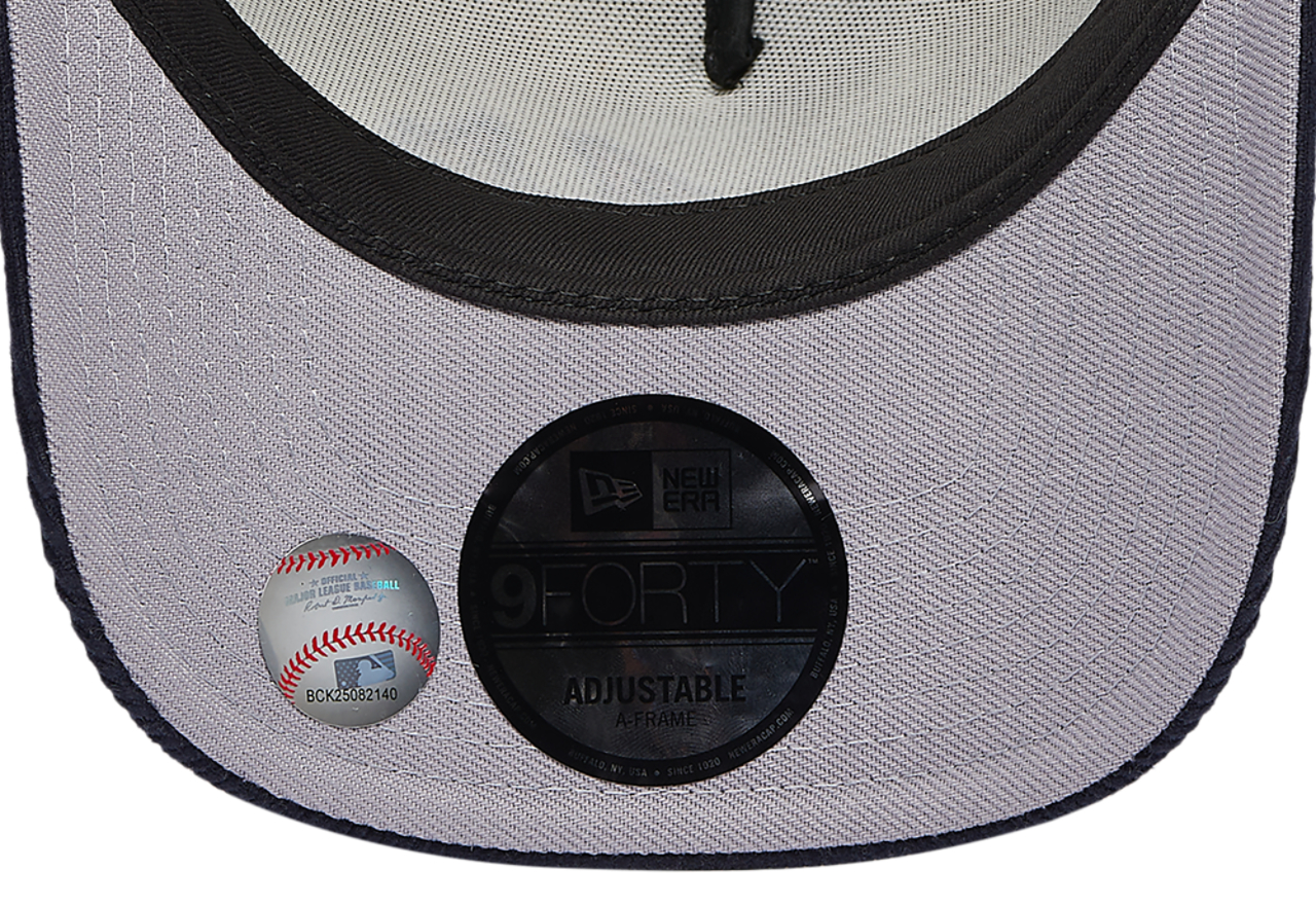 New Era Braves 940 A Frame Corduroy Cap Image 5 of 5. Tap to open photo gallery.