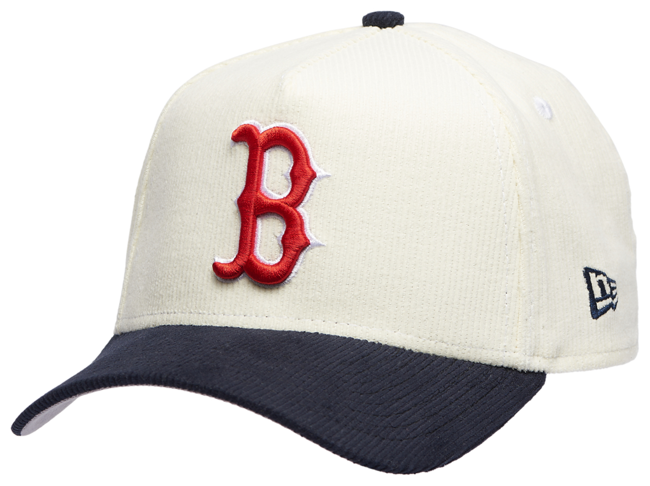 New Era Red Sox 940 A Frame Corduroy Cap Image 1 of 5. Tap to open photo gallery.