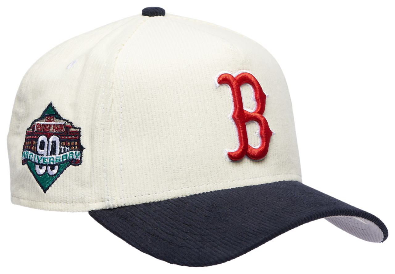 New Era Red Sox 940 A Frame Corduroy Cap Image 3 of 5. Tap to open photo gallery.