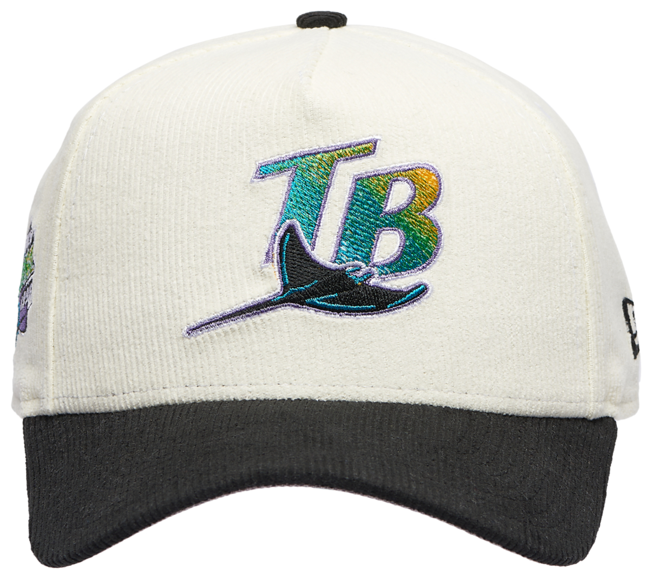 New Era Rays 940 A Frame Corduroy Cap Image 2 of 5. Tap to open photo gallery.
