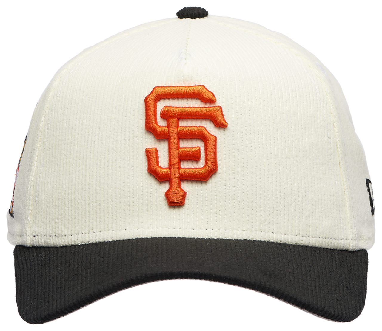 New Era Giants 940 A Frame Corduroy Cap Image 2 of 5. Tap to open photo gallery.
