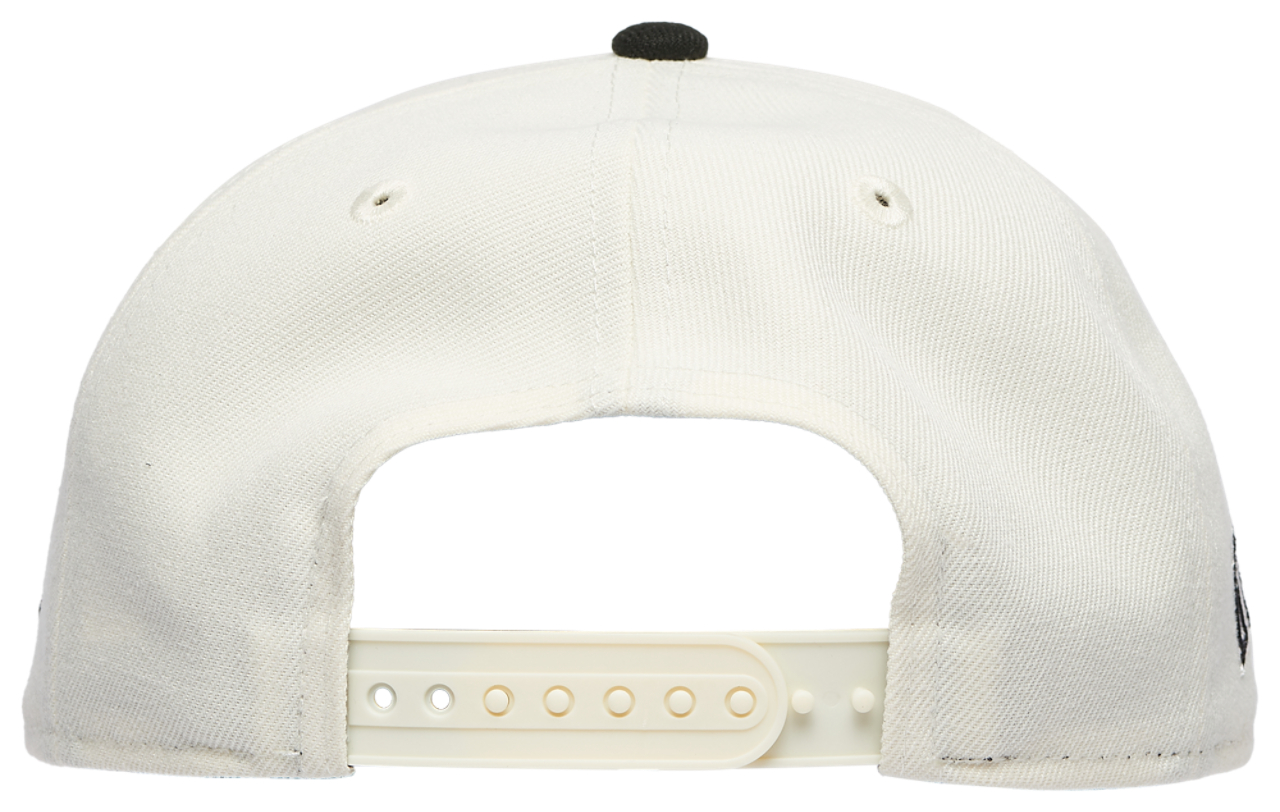 New Era Bulls Team 9FORTY A-Frame Chrome Cap Image 4 of 5. Tap to open photo gallery.