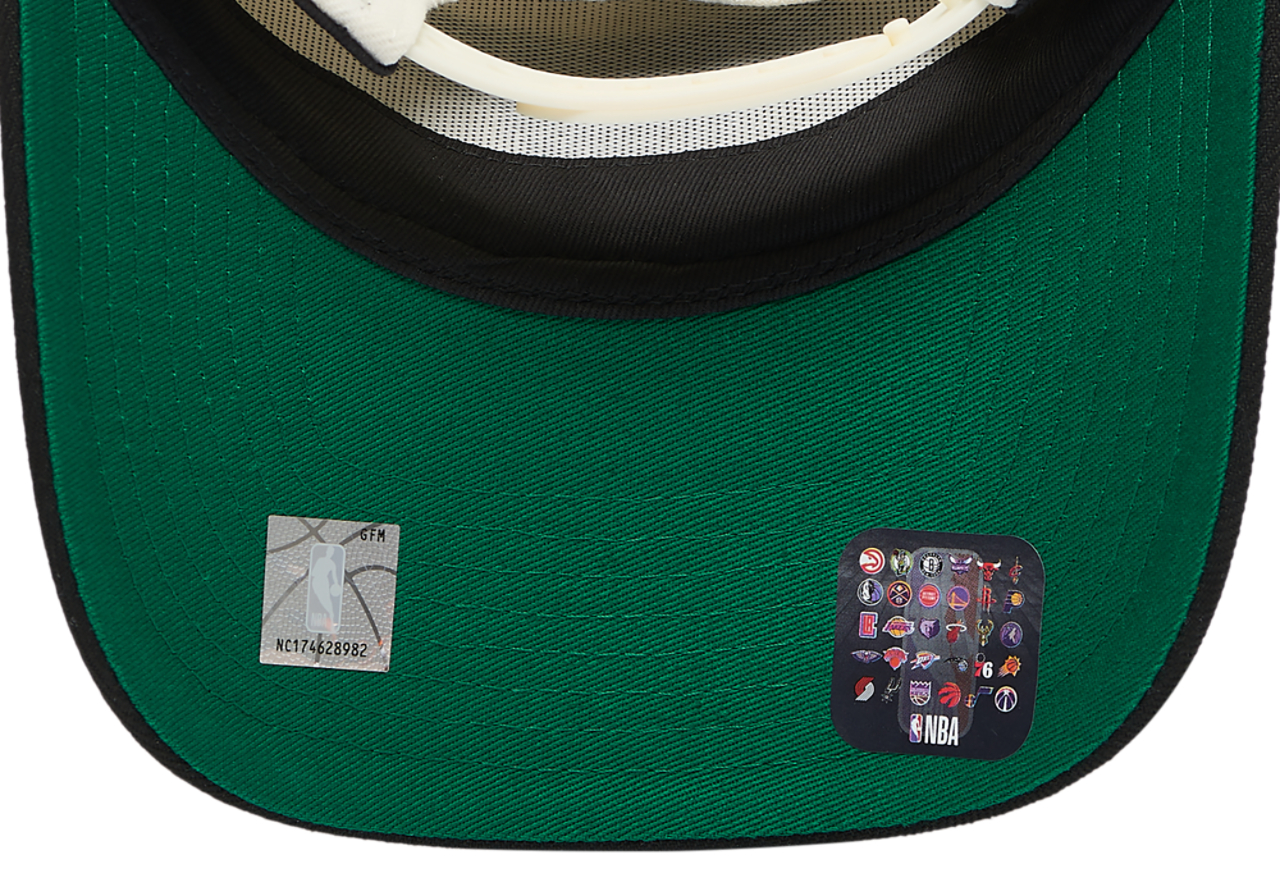 New Era Bulls Team 9FORTY A-Frame Chrome Cap Image 5 of 5. Tap to open photo gallery.