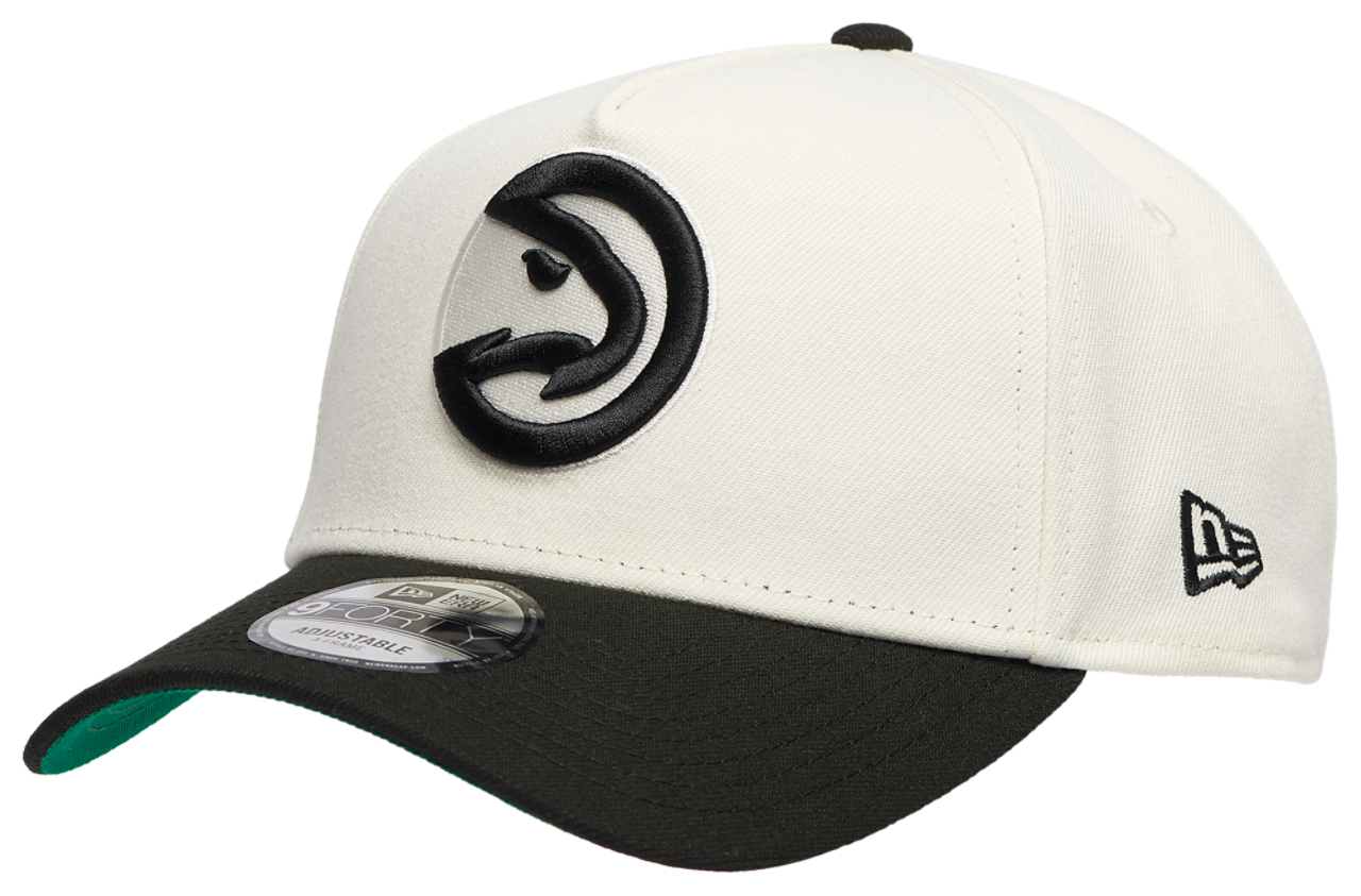 New Era Hawks Team 9FORTY A-Frame Chrome Cap Image 1 of 5. Tap to open photo gallery.